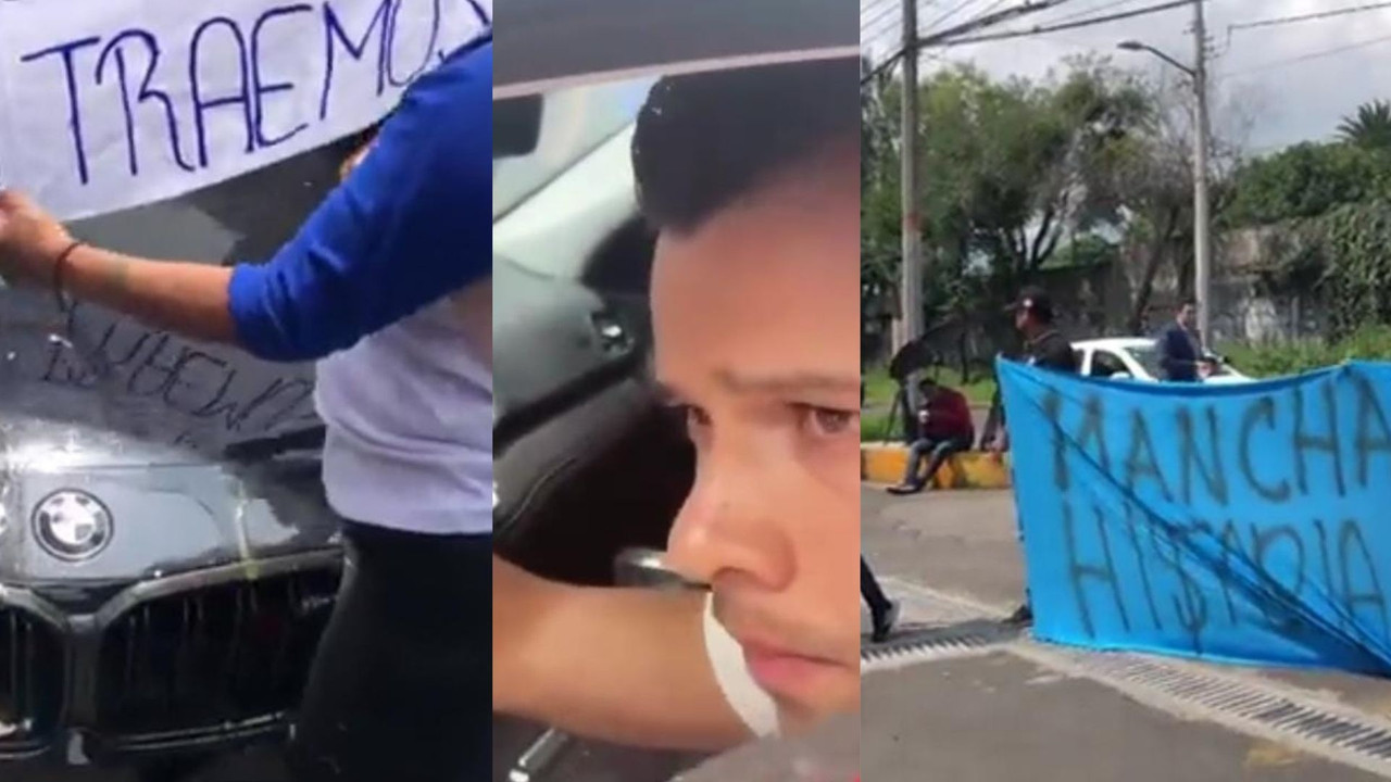 Insultos, amenazas y ‘huevazos’: las protestas contra el Cruz Azul