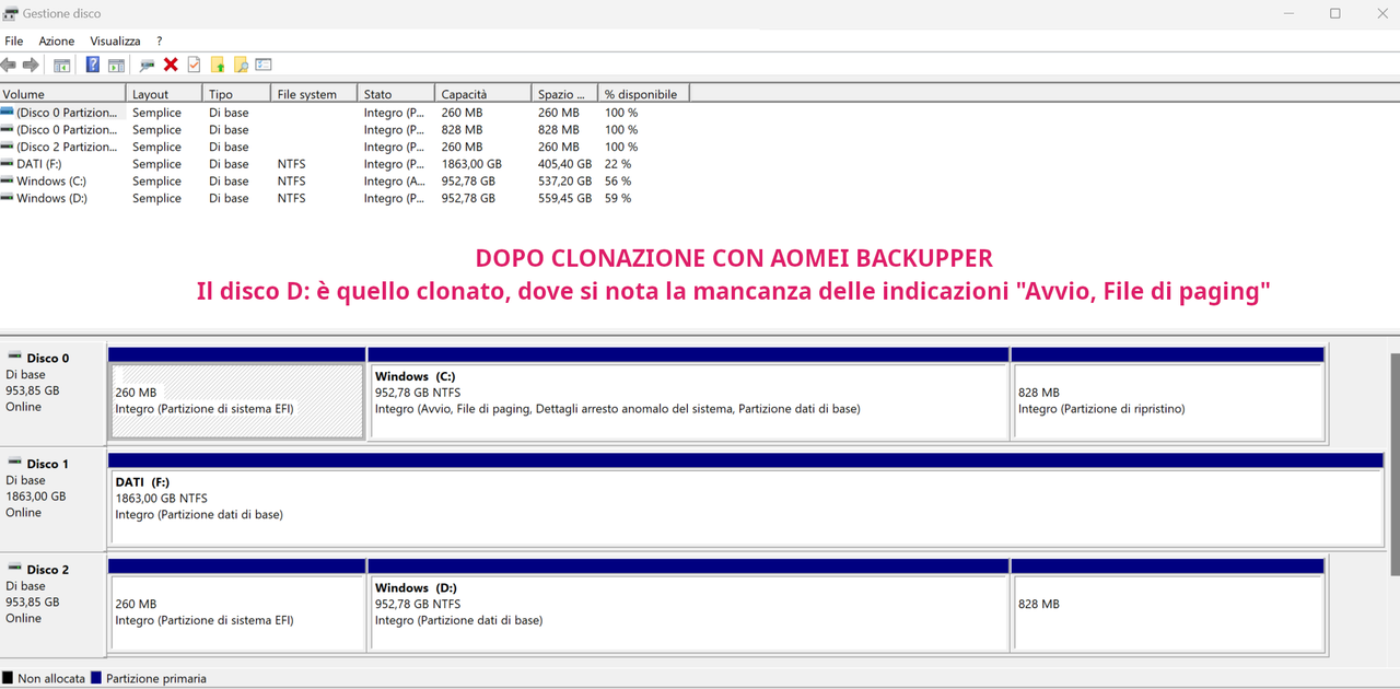 IMG Gestione Disco 1TB - EFI USB senza Avvio e Paging2