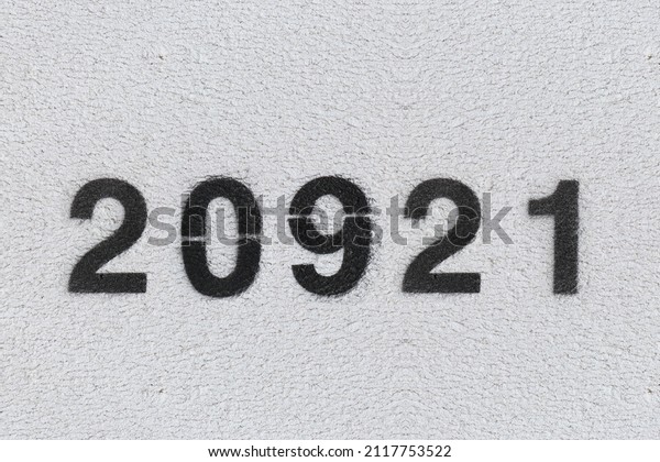 black number 20921 on white 600w 2117753522