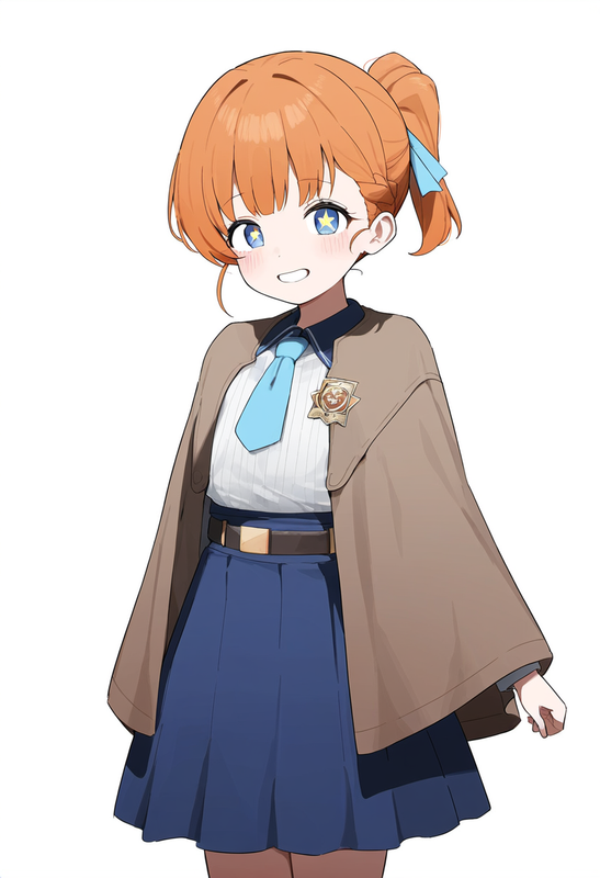 1girl, younger, aged down, blue archive, healthyman, orange hair, short hair, sh s-1983983381
