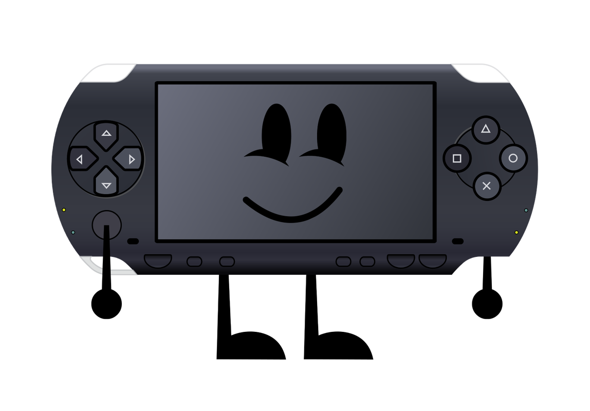 PlayStation Portable (Full Body BFDI Style) - Excited_Smiley 2