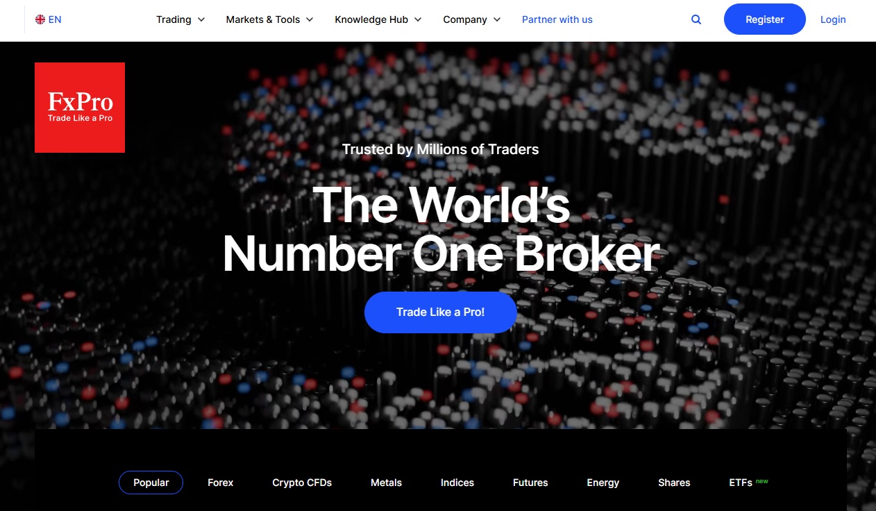 FxPro regulated broker New Zealand multi-asset CFD trading platform.