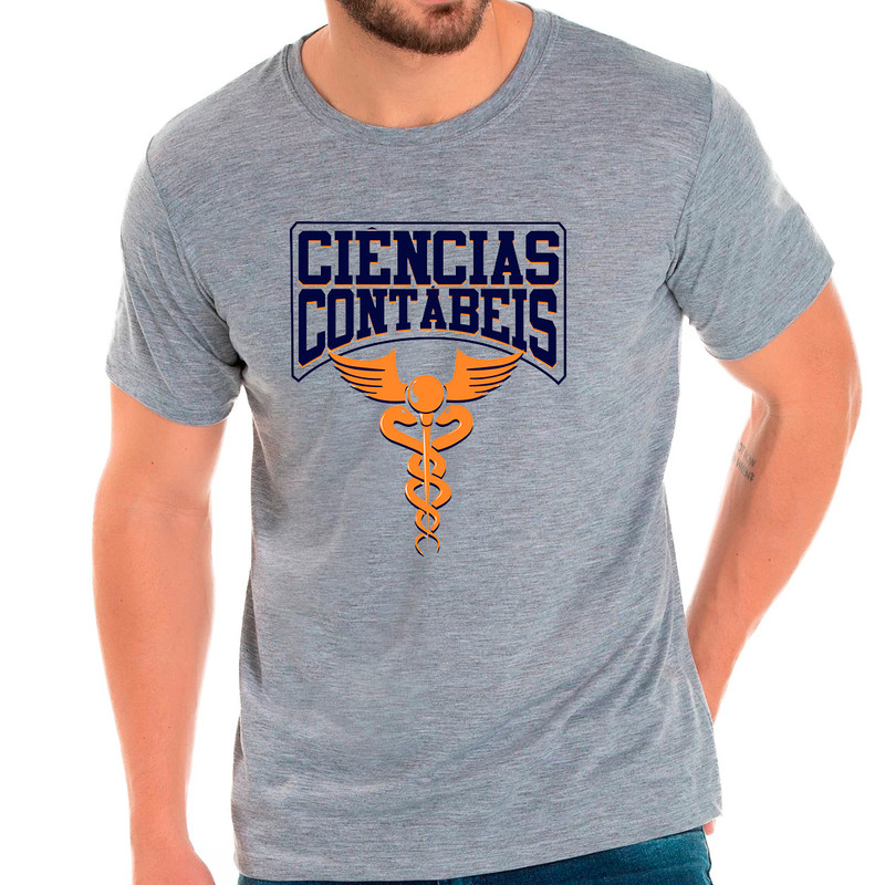 Camiseta Ciências Contábeis Profissão Cinza