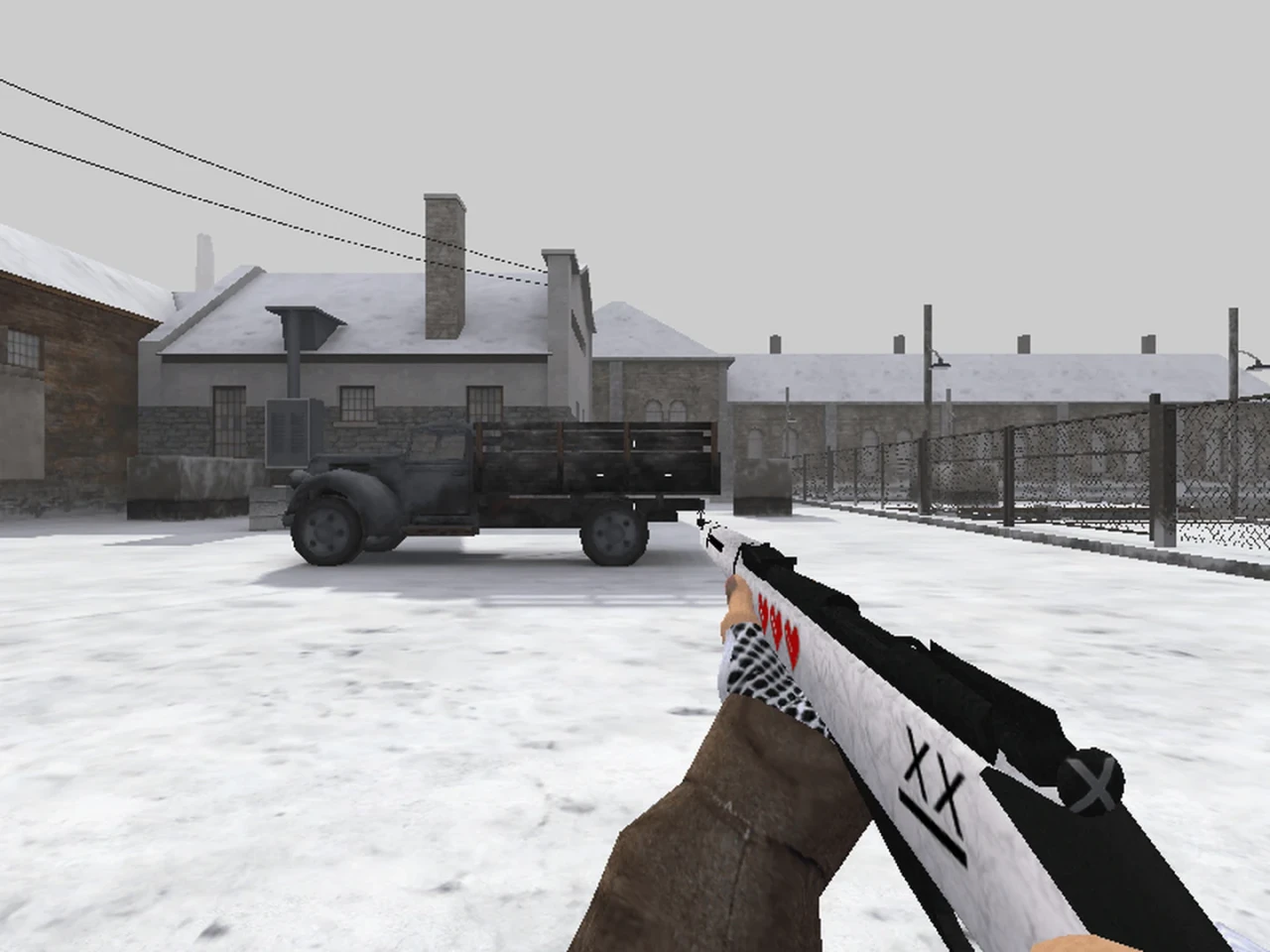 Portada del mod Mosin Nagant estilo CSGO blanco