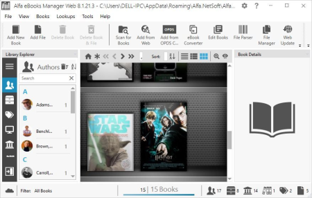 Alfa eBooks Manager Pro / Web 8.4.45.1 Multilingual Portable Alfa eBooks Manager Pro / Web 8.4.45.1 Multilingual Portable