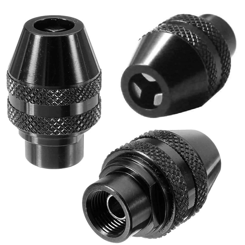 Keyless Chuck 3Pcs Quick Change for Dremel Rotary Tool Drill Universal Accessory eBay