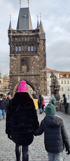 Casa Danzante, Reloj en movimiento y Castillo de Praga - Viena - Bratislava - Praga, Navidad 2024 (75)