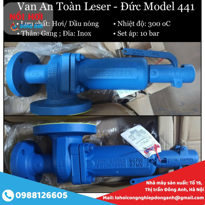 van an toàn mặt bích lesser