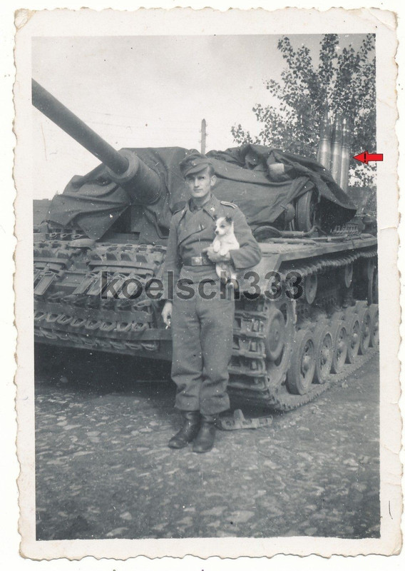 Foto Sturmgeschütz Langrohr Panzer Sturmhaubitze