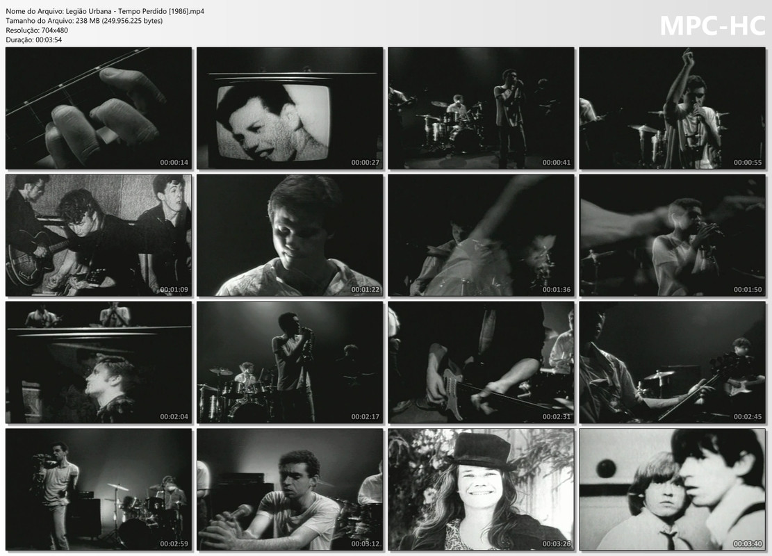 Legião Urbana - Tempo Perdido (DVD's Raros) (Clean) [1986]