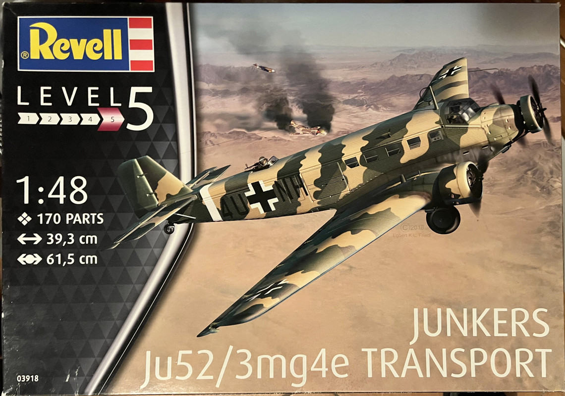 Junkers Ju 52 : 3mg4e Transport (Revell)