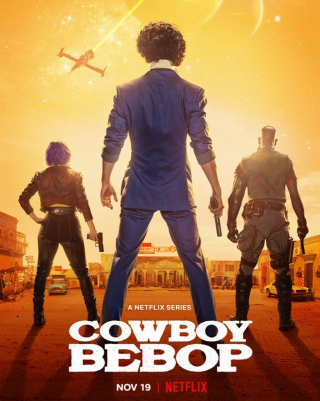 Poster for Cowboy Bebop Shows Off Spike's Iconic Ship