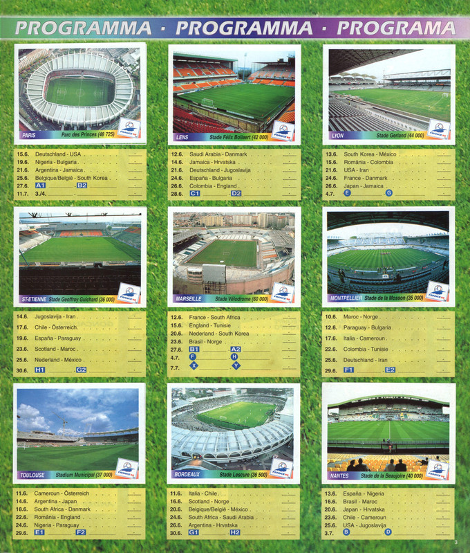 FIFA World Cup 1998 France (Panini) 05