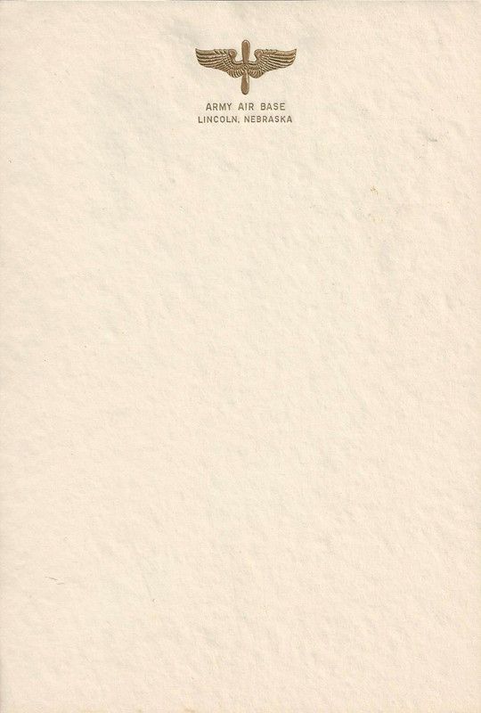 Folio ( Army Air Base - Lincoln, Nebraska ) - 01a