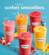 Häagen-Dazs Sorbet Smoothie Collection with Names