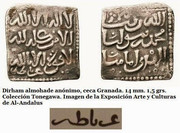 Dírham almohade anónimo Dirham-Granada