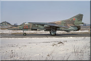 296 APIB MiG-27D 25 Red_61912555163, Winter 1992-1993
