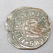 Felipe IV. 16 Maravedis 1663. Resello a VIII 1641 Segovia. Falsa de epoca 20240419-203705