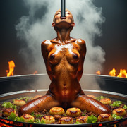 Underground Roast Fest Blond Girl impaled 0 17