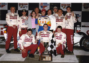 Don Barker, Phil Moran & Todd Szegedy after a win at Stafford in