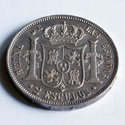 2 Escudos 1868. Isabel II. Madrid PAS5131