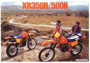 Honda XR 350 depliant 1