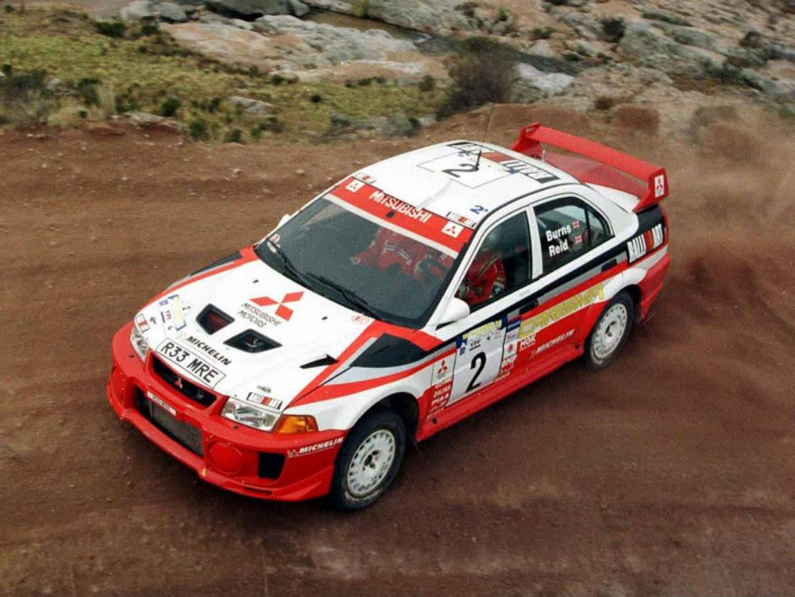 WOW EXTREMELY RARE Mitsubishi Lancer Evo 5 WRC Burns