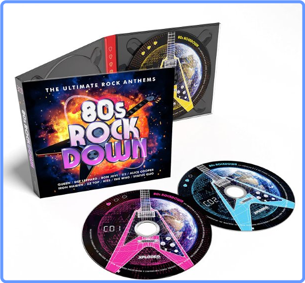80's Rock Down - The Ultimate Rock Anthems (3CD, Compilation, 2021) mp3 320 Kbps