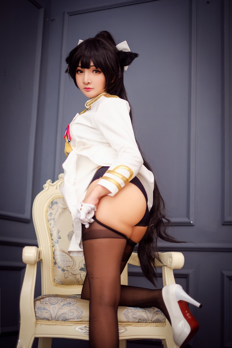 MiMi Chan 高雄 × 爱宕 Cosplay 碧蓝航线双人写真【23P-66M】插图5