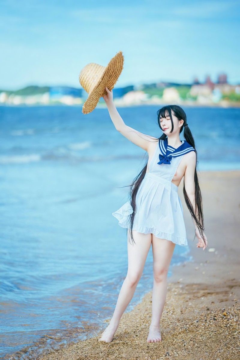 落落Raku 海韵 海边主题高清写真 55P插图2