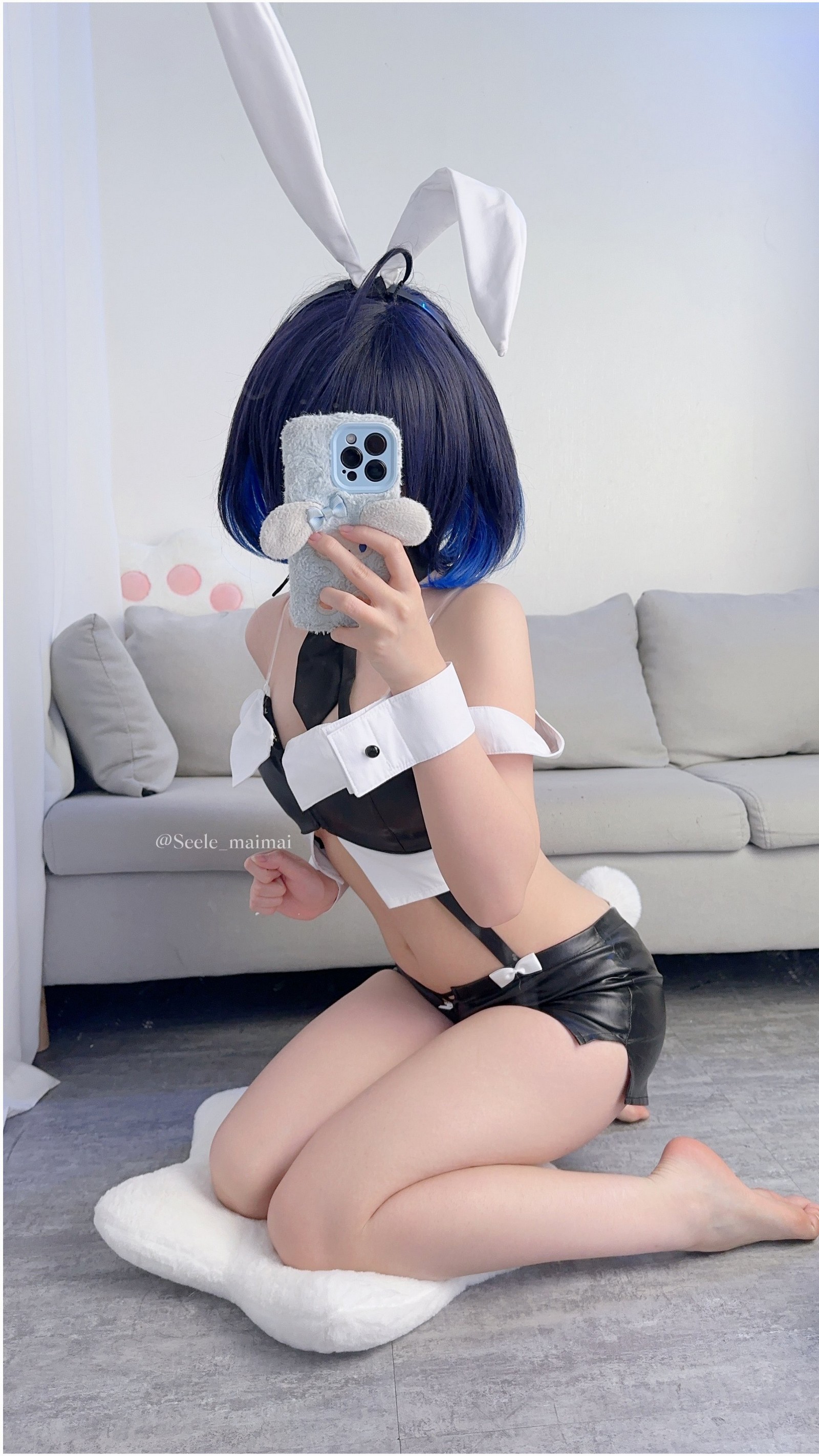 Seele麦麦兔女郎希儿 Cosplay 写真集｜崩坏3高质量高清图包（83P-147.3M）插图1