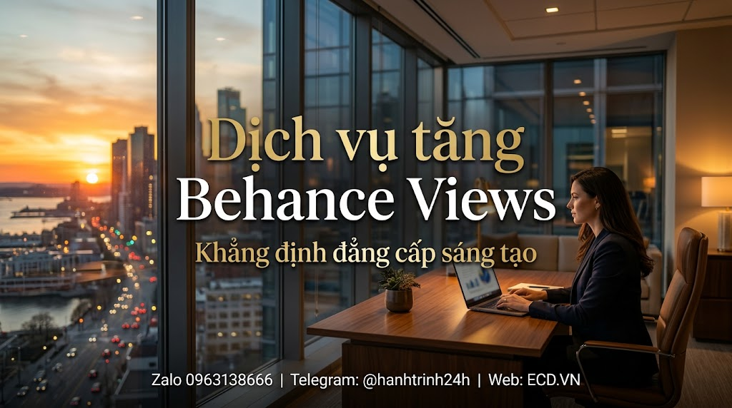 tăng behance views top tăng comment