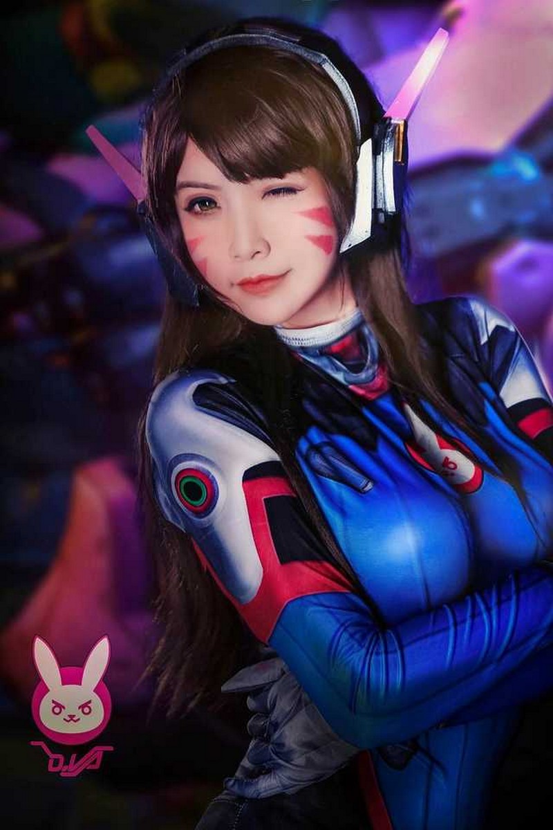 Hana Bunny D.Va Cosplay写真合集｜守望先锋 Overwatch D.Va 高清图片[57P-50.9M]插图3