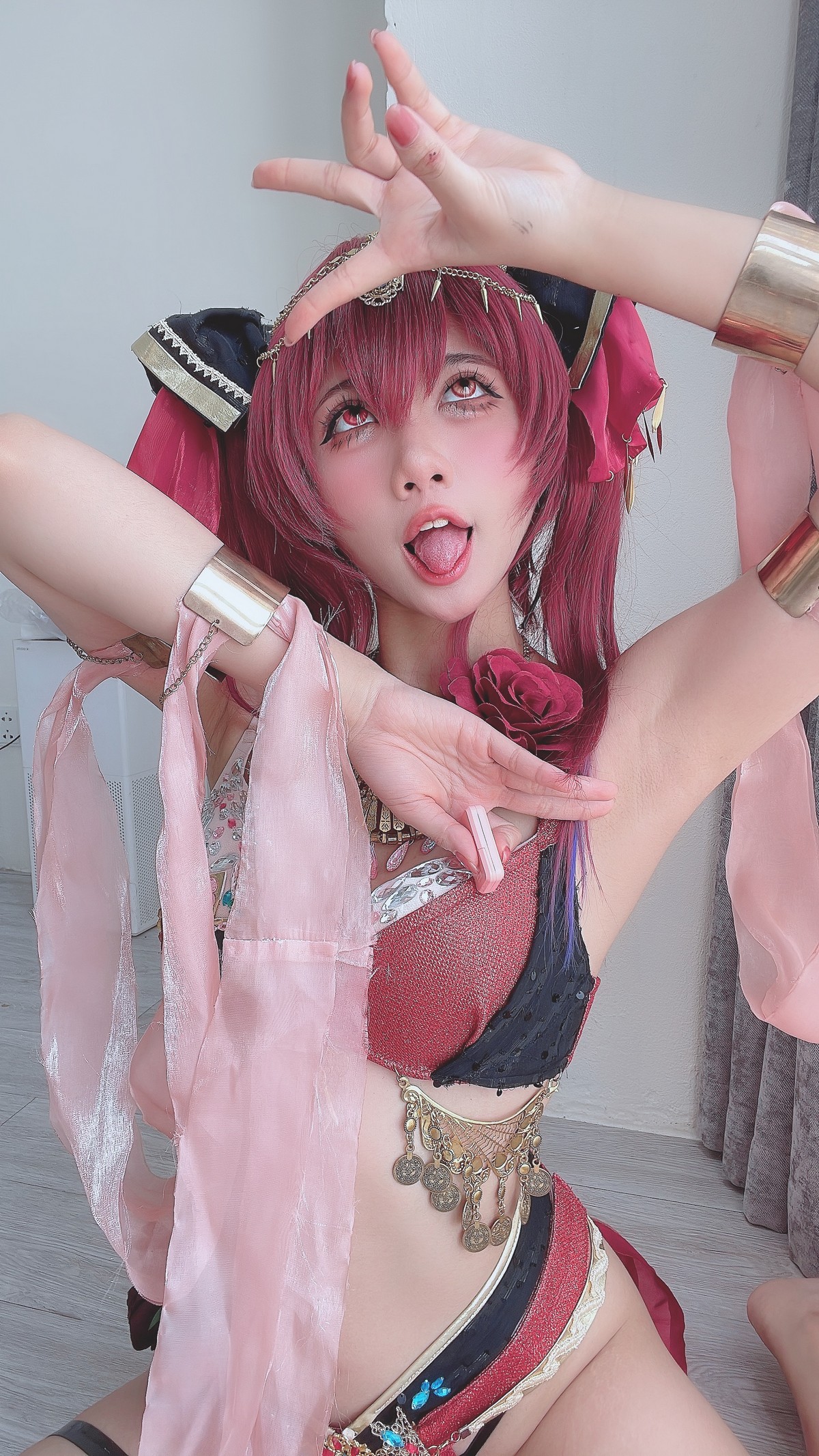 PoppaChan Houshou Marine Dance Version – 109 Photos 9 Videos 1.12GB插图7