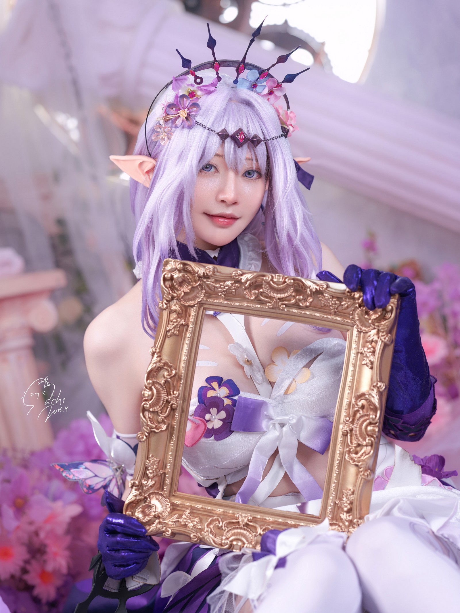 Machi马吉 星穹铁道遐蝶Cosplay写真｜Castorice高质量图集（34P-66.2M）插图2
