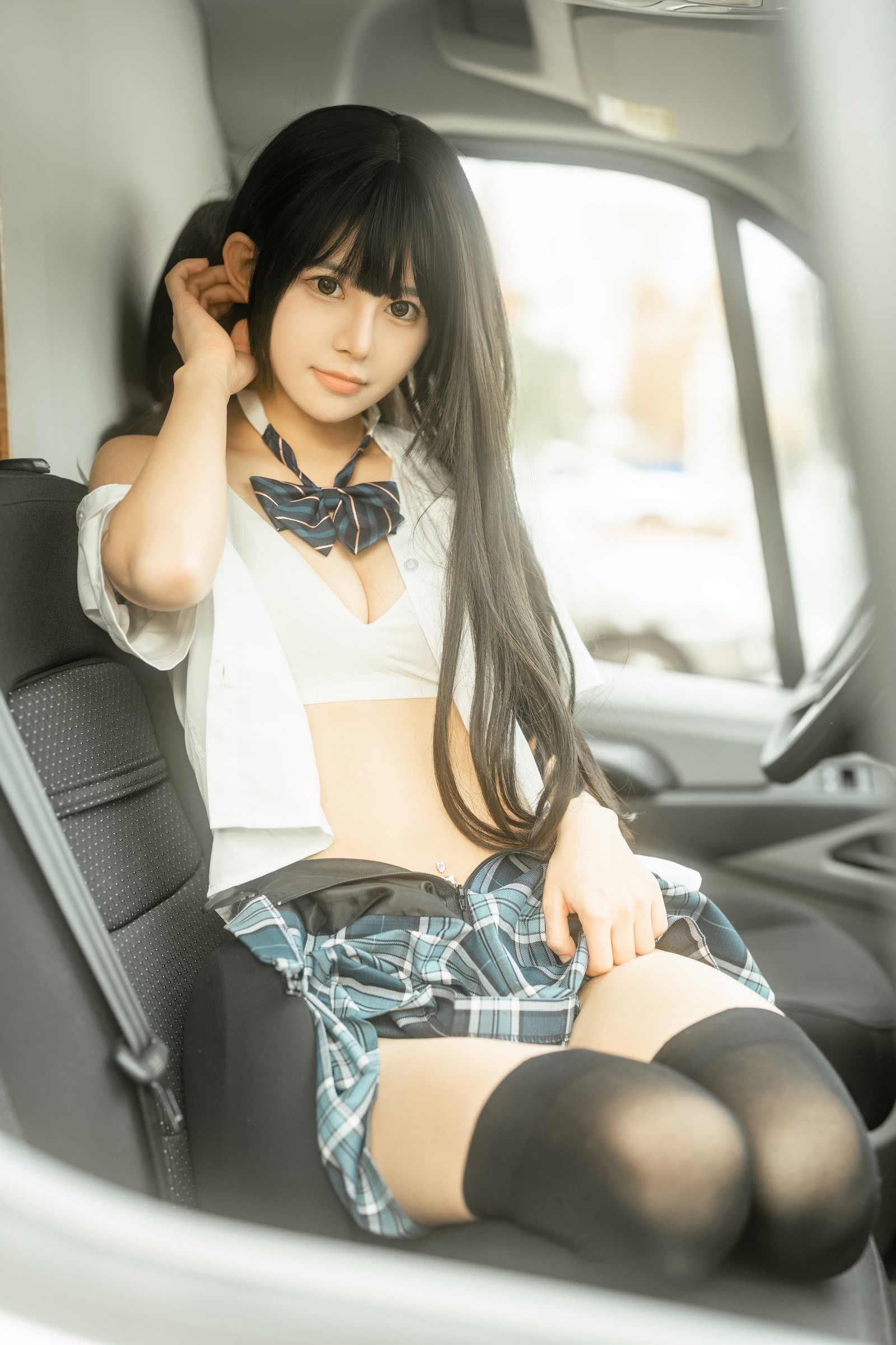 rua阮阮 房车 JK 校服 写真集｜户外校园风高清摄影（41P｜445MB）插图1