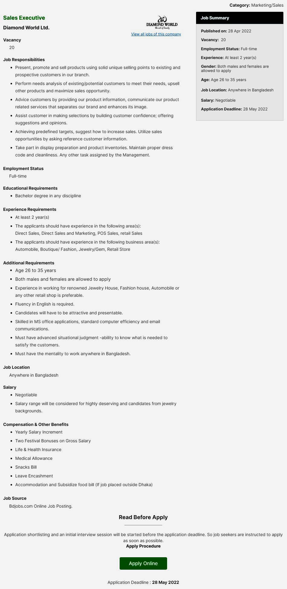 All Recent Company Job Circular 2022 New Job Today BDJobsEdu