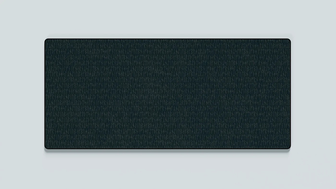 Dark deskmat