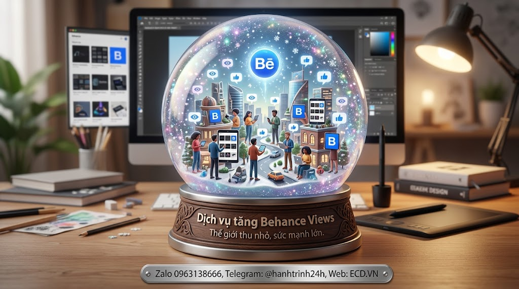 dịch vụ tăng behance views chất lượng behance adobe