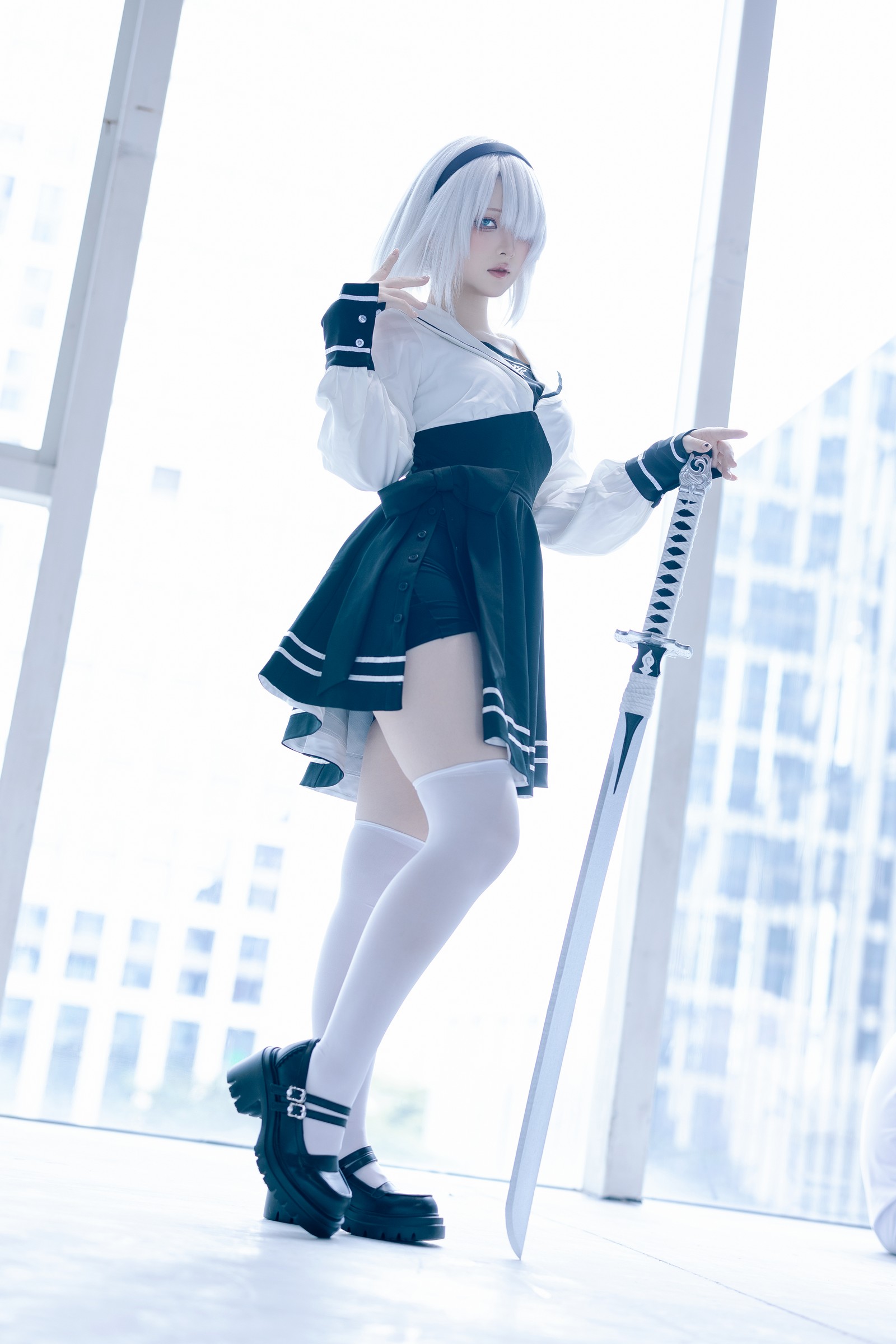 屿鱼 Yuyu 2B 萤火虫场照 Cosplay 写真合集（16P｜96MB）插图6