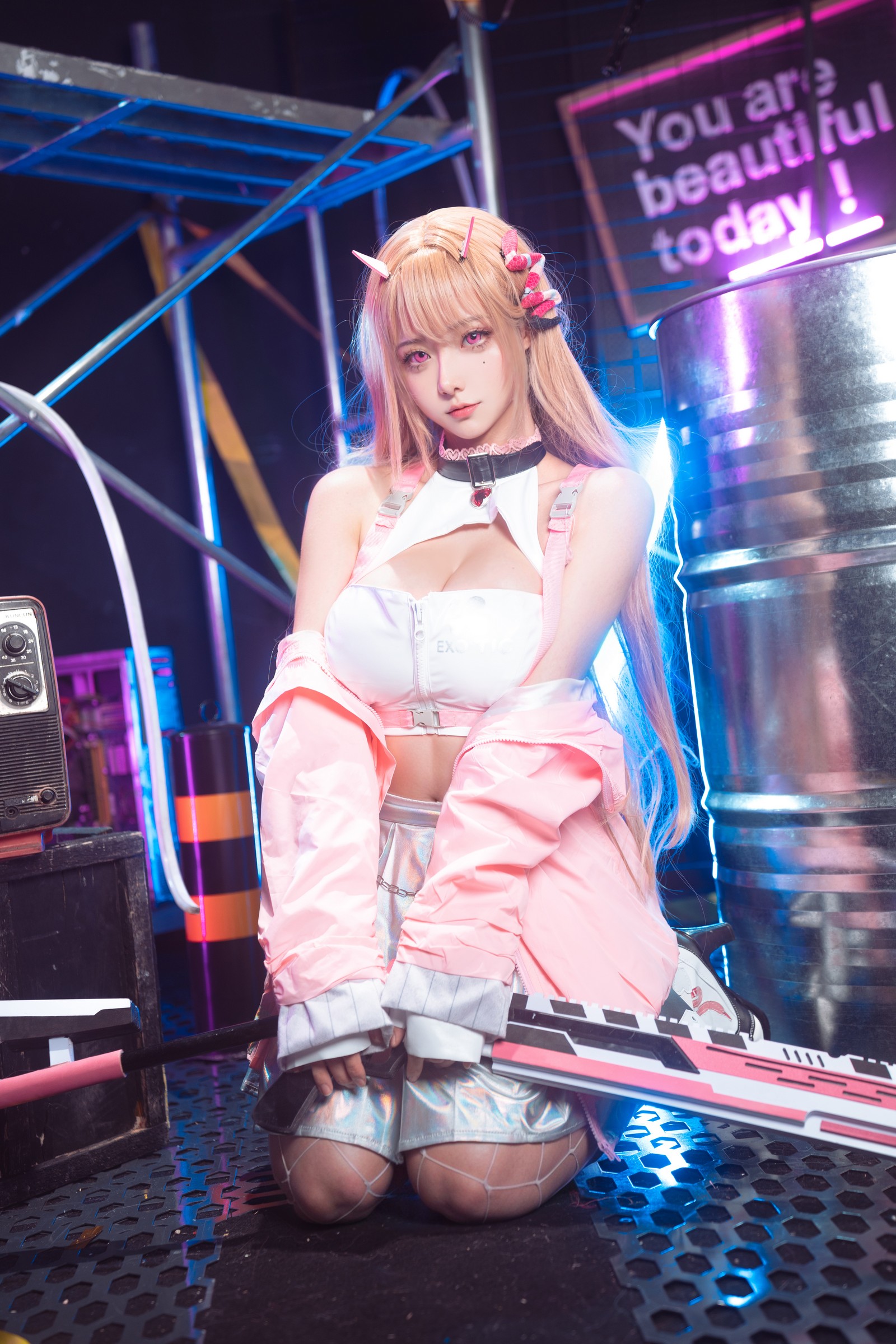 Seya-狮砸 – 胜利女神：妮姬 毒蛇 Cos 高清写真（12P-155.3MB）插图7