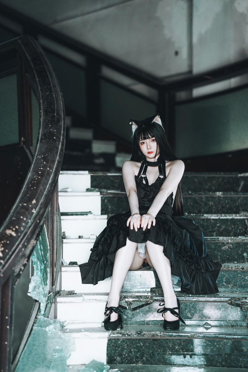 落落Raku 黑猫少女 Cosplay 写真图集 58P插图4
