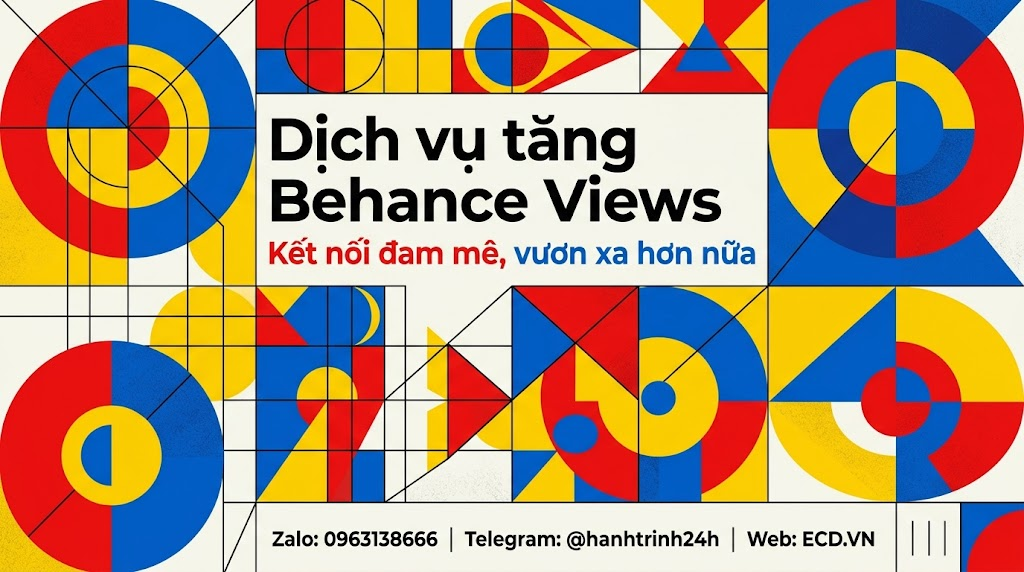 dịch vụ tăng behance views uy tín tăng follower