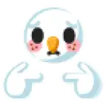 Pretty Please Snowball Sticker