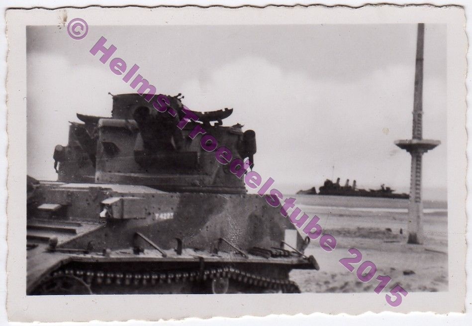 zerstörter Panzer,Tarn,Camo,Schiff,Strand,Dunker