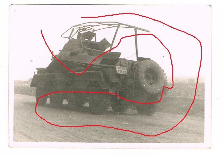 Foto Wehrmacht Panzerwagen Panzer Spähwagen5