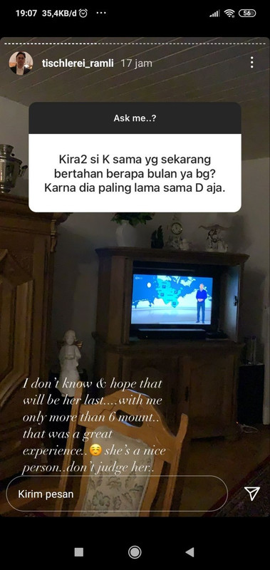 Indra Weber Ramli jawab pertanyaan netizen