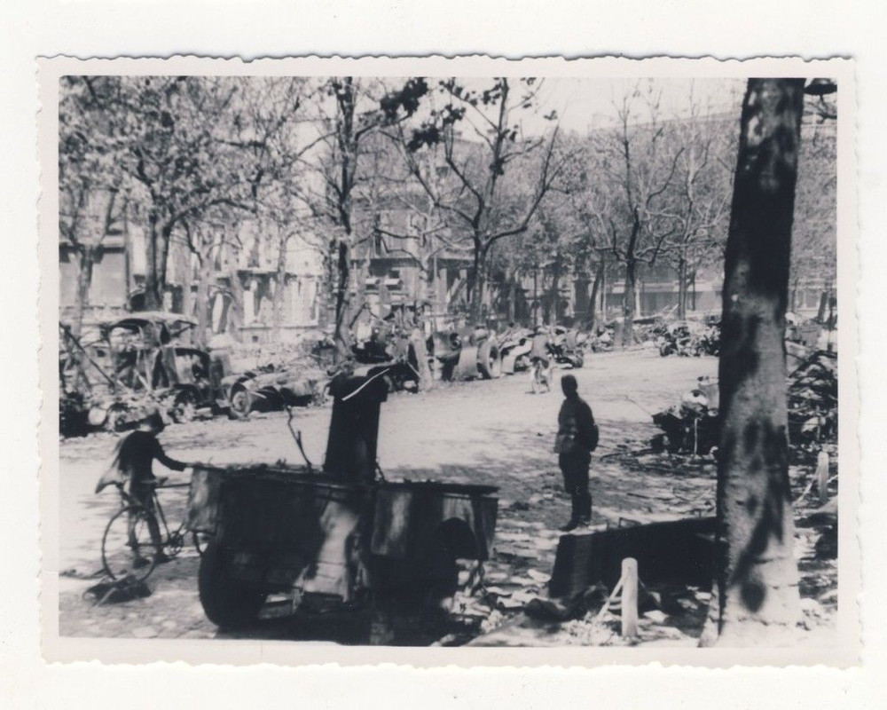 Foto LILLE Frankreich - zerstörte französische F