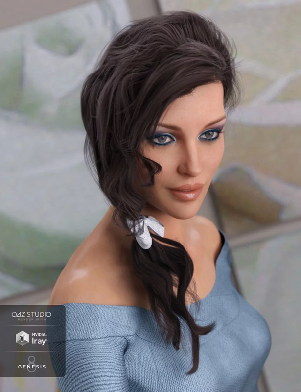 Orphelia Hair for Genesis 3 and 8 Female(s) Orphelia Hair for Genesis 3 and 8 Female(s)