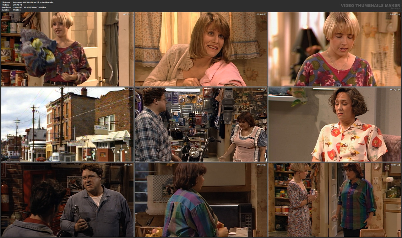 Roseanne S04E01 A Bitter Pill to Swallow.mkv